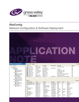 SiteConfig Network Configuration & Software Deployment Application Note