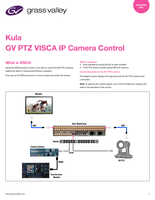 Kula GV PTZ VISCA IP Camera Control Application Notes