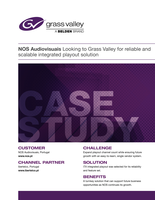 iTX Case Study: NOS Audiovisuais Looking to Grass Valley for Reliable and Scalable Integrated Playout Solution Case Study