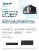 Vega: A New Generation of Routing and Processing Datasheet