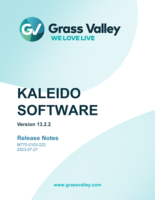 Kaleido-X v13.2.2 Release Notes