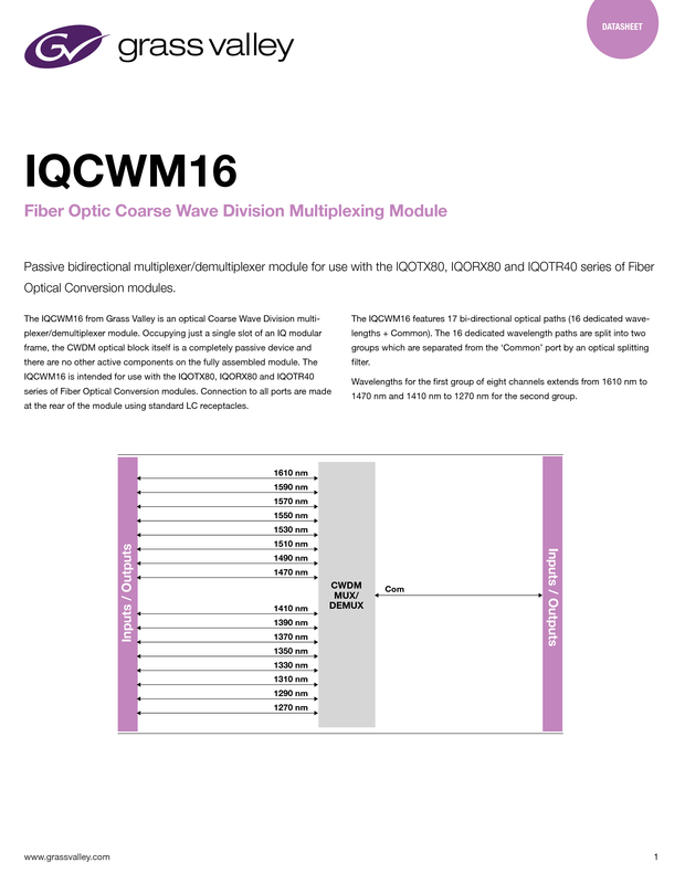 IQCWM16 Datasheet DS-PUB-2-0793A-EN Thumbnail
