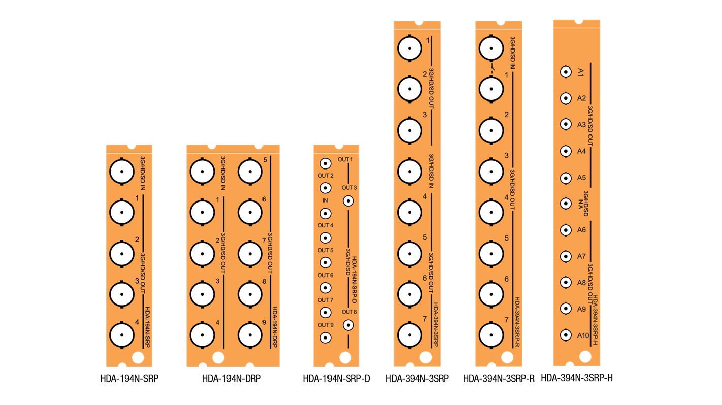 HDA-1941 & HDA-3941 Rear Panels