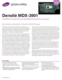 MDX-3901 Datasheet DS-PUB-2-0835D-EN