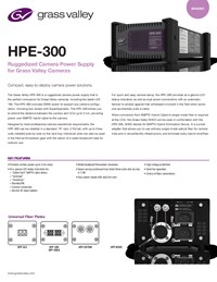 HPE-300 Datasheet DS-PUB-2-0899A-EN