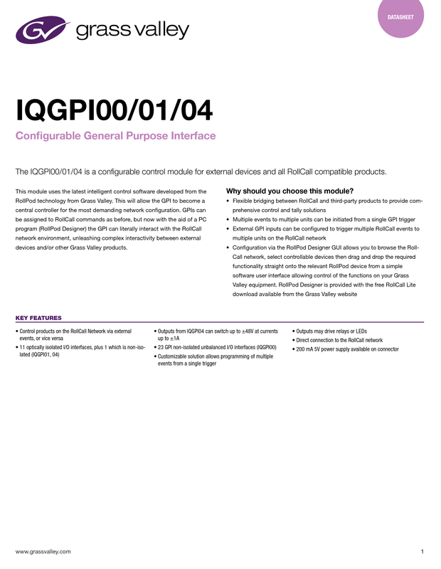 IQGPI00/01/04 Datasheet DS-PUB-2-0756A-EN Thumbnail