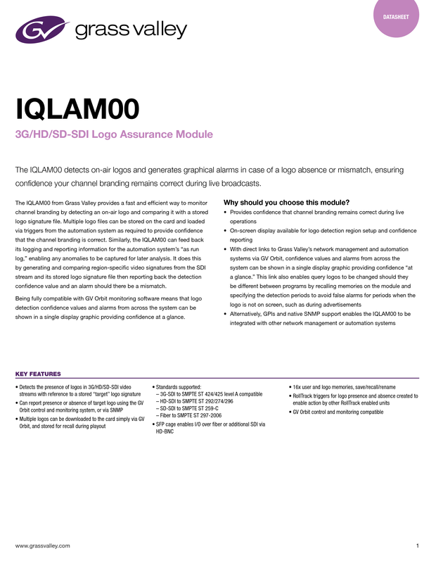 IQLAM00 Datasheet GVB-2-0856C-EN-DS Thumbnail