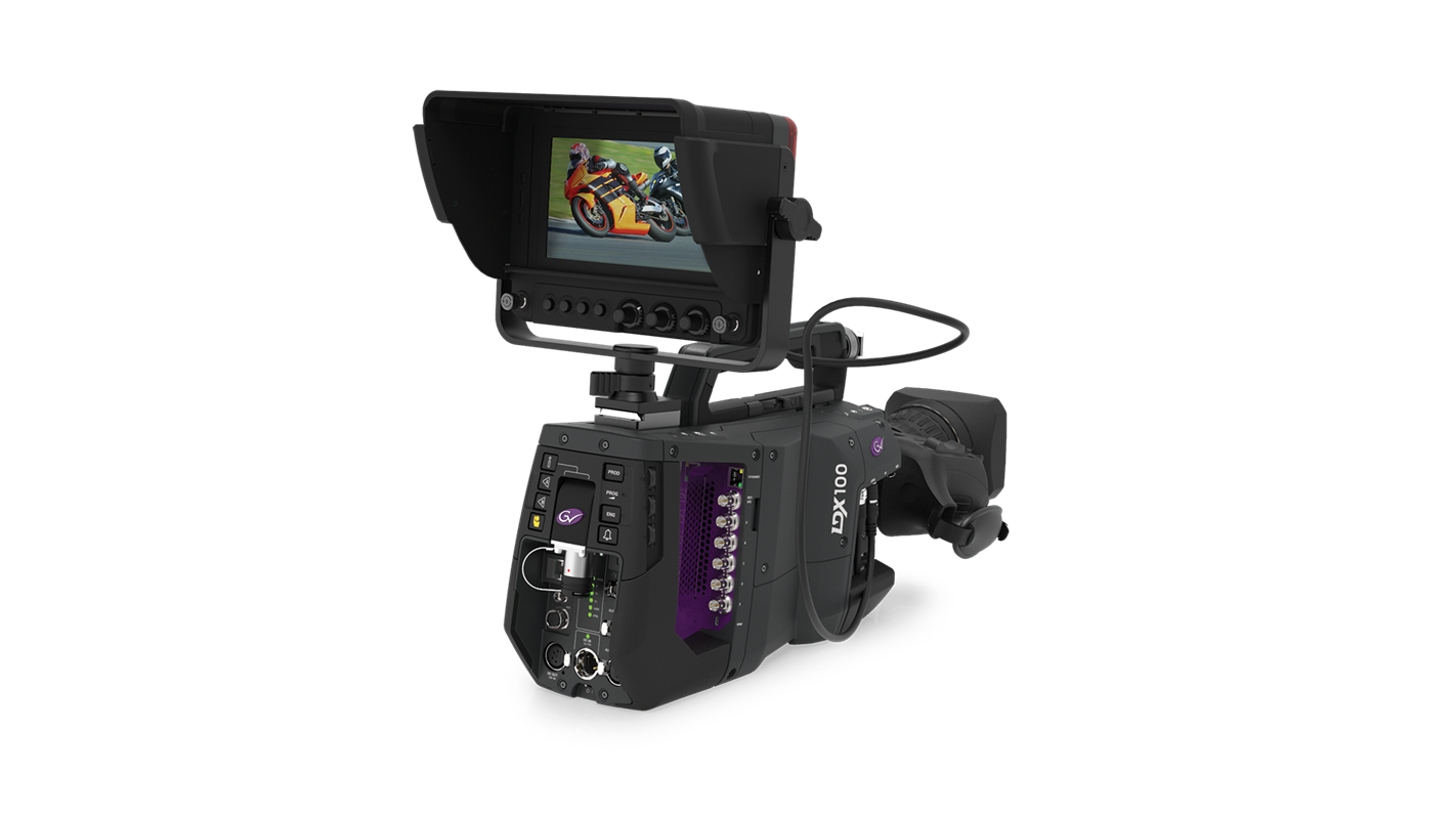 LDX 100 Back Left Angle View with 7" Viewfinder
