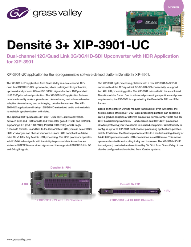 XIP-3901-UC Datasheet DS-PUB-2-0948A-EN Thumbnail