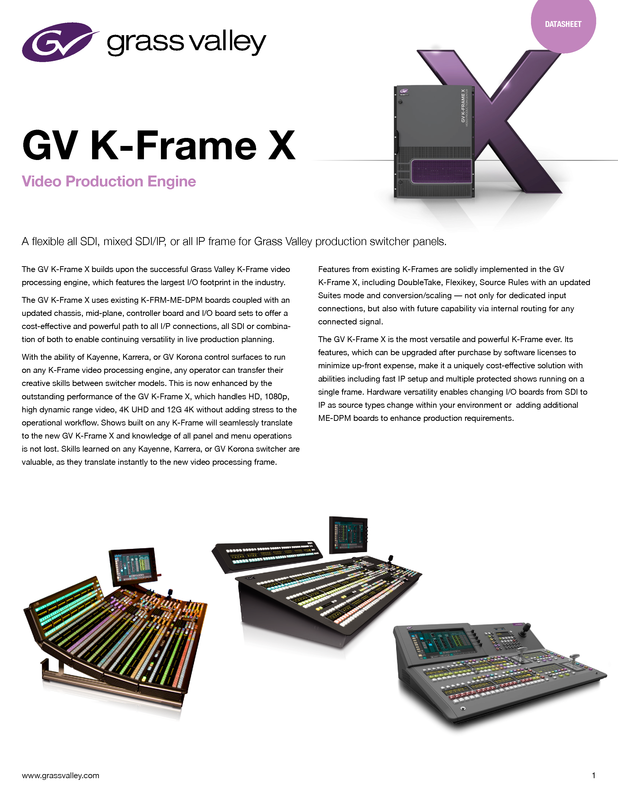 GV K-Frame X DS-PUB-2-0662E-EN Thumbnail