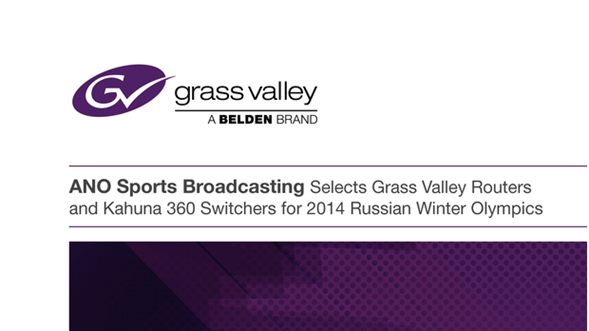 ANO Sports Broadcasting Selects Grass Valley Routers and Kahuna Switchers GVB-1-0786A-EN-CS Thumb