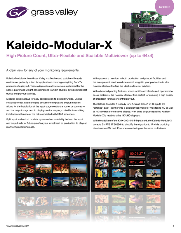 Kaleido-Modular-X Datasheet DS-PUB-2-0134A-EN Thumbnail