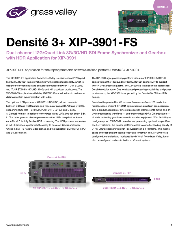 XIP-3901-FS Datasheet DS-PUB-2-0949A-EN Thumbnail