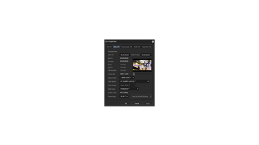 EDIUS Pro 9 / Workgroup 9 - Clip Properties - HDR Video Info