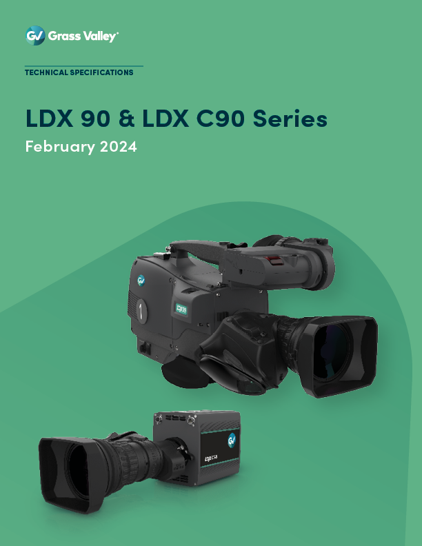 LDX 90 and LDX C90 Series Cameras Technical Specifications