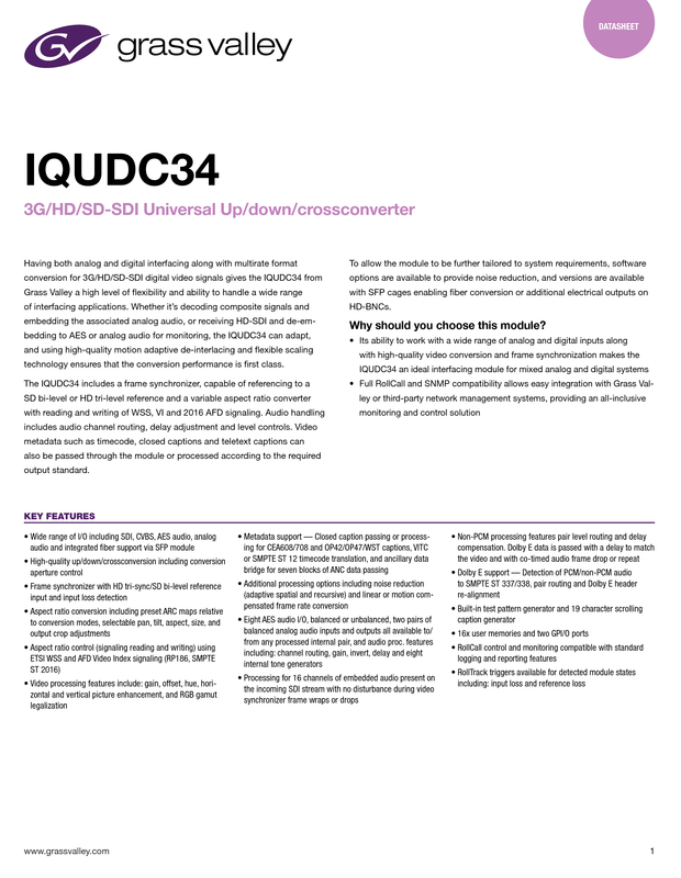 IQUDC34 Datahseet DS-PUB-2-0820C-EN Thumbnail