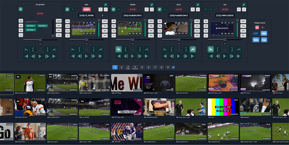 Production Replay X screen