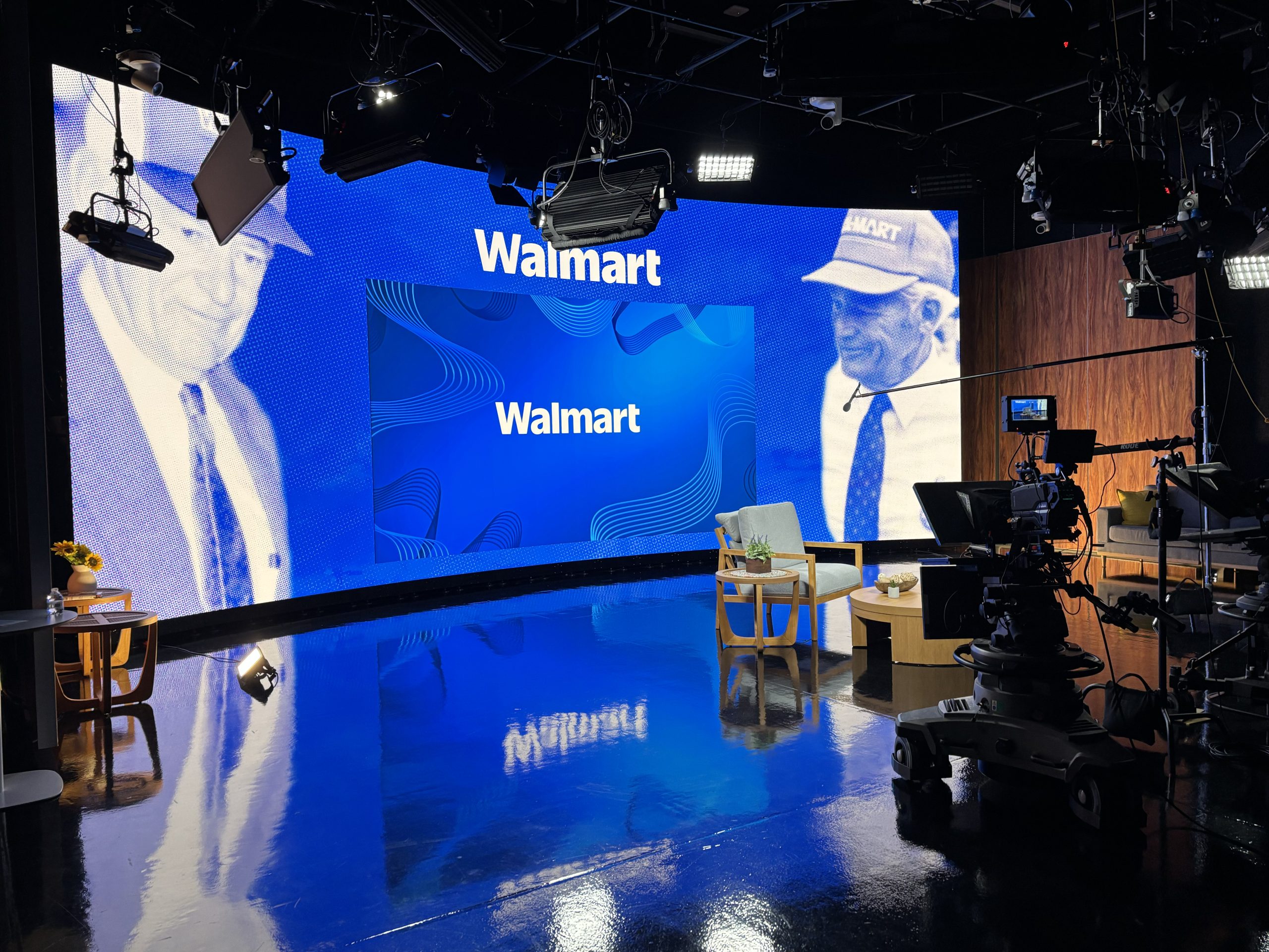 Walmart TV studio